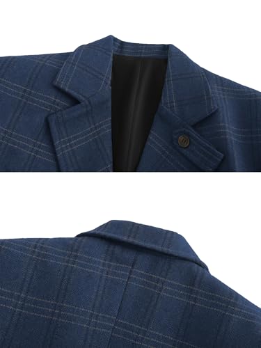 Men's Blazer Herringbone Tweed Blazer Suit Jacket4