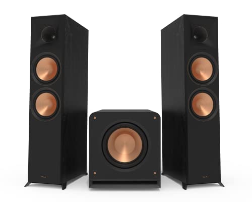 Klipsch 2.1 Ebony System - Model RP-8000F II, RP-1200SW