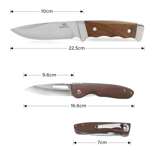 Mossy Oak ナイフセット シースナイフ&折りたたみナイフ