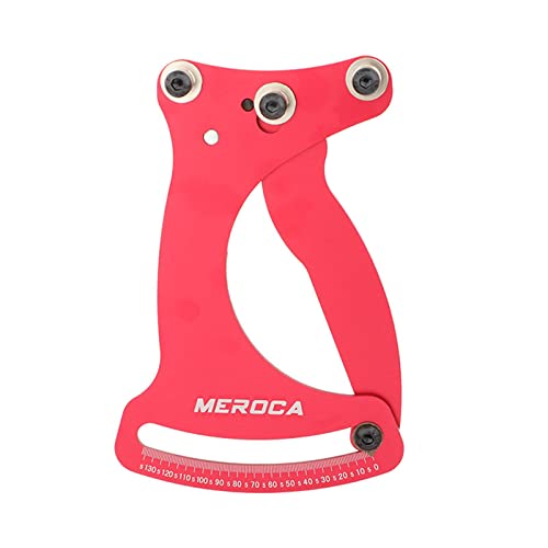 KQFCAZRE 自転車スポークテンションメーター自転車ホイール修理アクセサリースポークテンションサイクリングアウトドア用, 赤