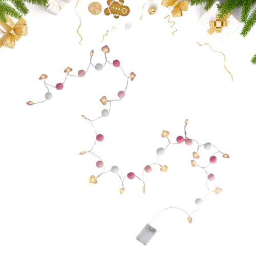 Lumières LED avec câble : lampe à luminosité réglable pour décoration