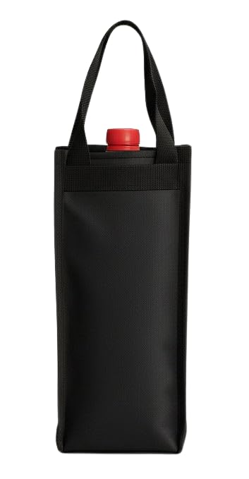 Image of Aklima 2-Litre Water Bottle Carrier Bag | Black | Insulated Tote with Handles | Reusable, Eco-Friendly Bottle Bag for Travel, Gym, Office, Outdoor Activities