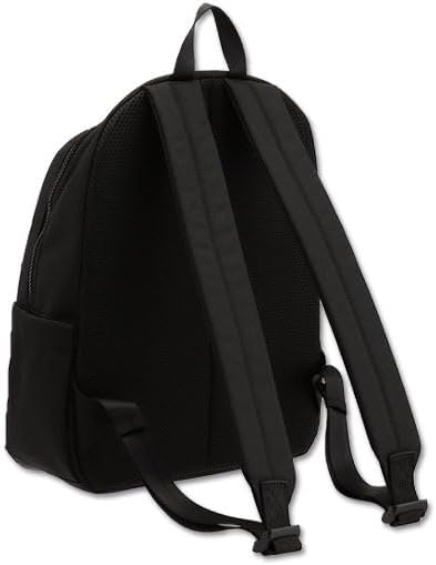 Amazon | [マリークヮント] オールブラックシンプルロゴ リュック