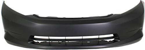 Evan Fischer Front Bumper Cover Compatible with 2012 Honda Civic DX HF LX Models Sedan Primed HO1000280