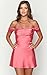 Weinaze Short Off Shoulder Satin Fuchsia Homecoming Dresses 2025 for Teen Bodycon Ruched HOCO Cocktail Party Dresses Size 10