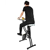 RTYUI Heimtrainer, Klappbarer Heimtrainer Fitness Stationär Heimradfahren Fahrradausrüstung Indoor Cycling Fitnessrad Spinning Für Heimtraining