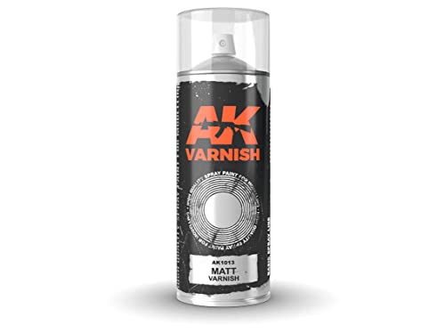 AK SPRAY AK1013 Matt Varnish (400ml) (2 nozzles)