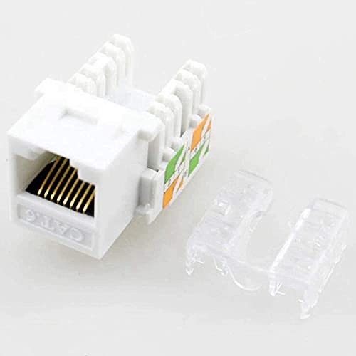 Keystone Cat6 RJ45 Yankok lot de 5 prises femelles câblage réseau ethernet maison et bureau