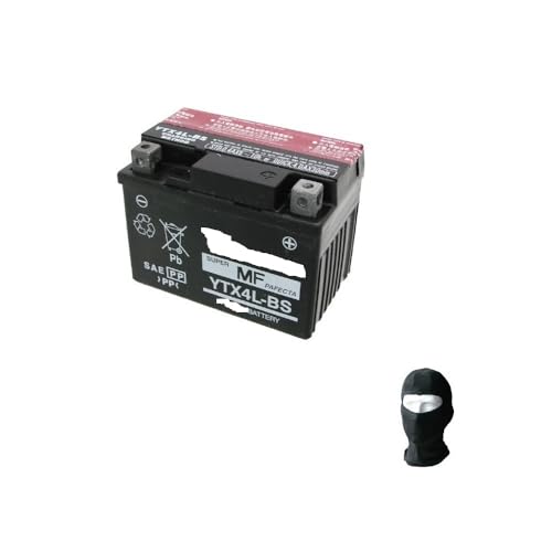 Compatible con BOMBARDIER Can Am Quest 50 2003 2006 BATERÍA YUASA YTX4L BS (SELLADA SUMINISTRADA) BATERÍAS 12V / 3AH para Motocicleta ESPECÍFICA 114X71X86MM