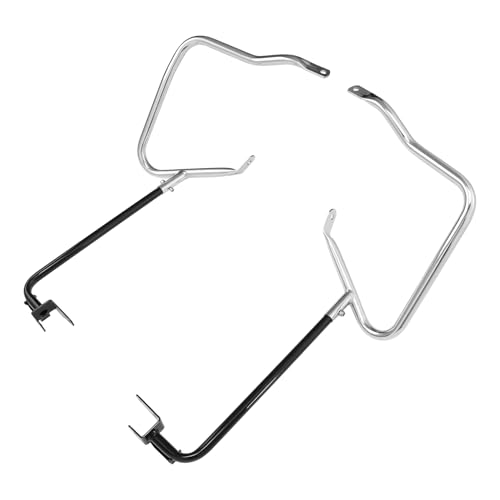 Barra de soporte y protección para alforjas compatible con Harley 2023-2025 CVO Road Glide FLTRXSE, Street Glide FLHXSE, Road Glide FLTRX, Street Glide FLHX y FLHXU, cromada miniatura 1