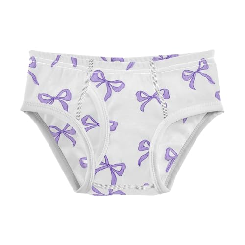 Wusikd Purple Bow Boys' Underwear Cotton Boys Briefs Soft Toddler Underwear 2T