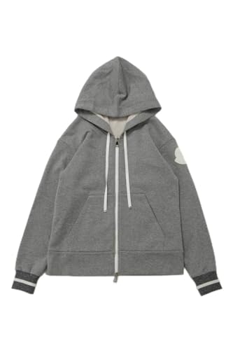 (モンクレール) MONCLER トレーナー ジップアップパーカー フーディー グレー レディース (8G70300 V8101) 【並行輸入品】【L-グレー】