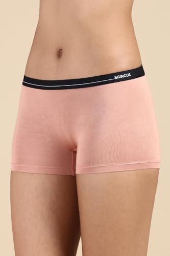Image of &Circus Women's Puresoft Beechwood Modal Boyshorts | Innerwear for Women Seamless Underwear for Women Brief Boxer for Women