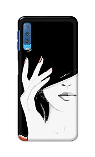Image of PRINTFIDAA Photo of Beautiful Girl Hard Back Cover for Samsung Galaxy A7 (2018), SM-A750F /DS, SM-A750G, SM-A750FN /DS Back Cover -(P6) KAT1005