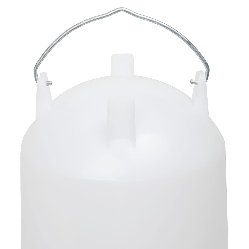 Hühnertränke 12 Liter, grün - Geflügeltränke für Hühner - Automatische Wassertränke - Stülptränke, Kükentränke, Wachteltränke, Vogeltränke - Wasserspender mit Bajonettverschluss und Aufhängung