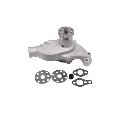 SBC 350 High Volume Aluminum Short Water Pump Compatible with 1955-1985 Chevy 305 327 350 engine