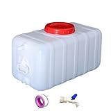 BDHD ウォータータンク 15L 25L 30L 45L 70L 大容量 ウォータータンク 蛇口付き水キャリア 家庭用水用 ハイキング狩り アウトドア 自動運転ツアー 防災 避難用 水タンク 車の水タンク 水バケツ (蛇口付き,45L)