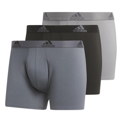 Performance Stretch Cotton Trunk Underwear (3-Pack) Designed for Active Comfort