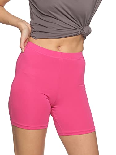 Image of OUTFLITS Ladies Cycling Shorts| Under Dress | Yoga Shorts | Workout Shorts | Running Shorts | Exercise Shorts | Gym Shorts for Womens