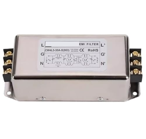 Filtro de CA monofásico CW4L3-3A30A-S de tres etapas para eliminar armónicos de red