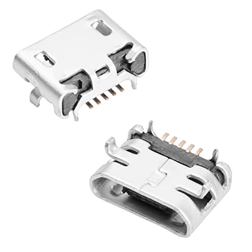 20 piezas conector USB Tipo B hembra micro 5 pines miniatura 4