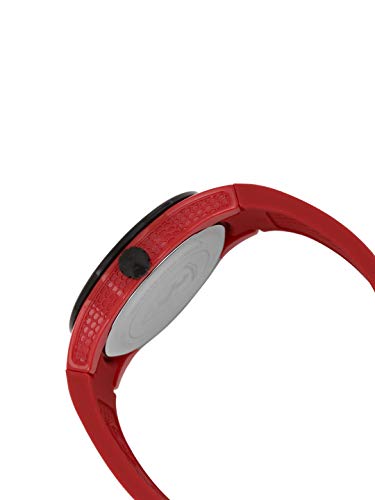 Image of Scuderia Ferrari Red REV Analog Black Dial Men's Watch - 0840005