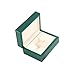SMEJS Boîte de Montre Organisateur Boîte de Rangement en Similicuir for Voyage ou Collection avec boîte de Rangement for Bracelet à Oreiller Souple - Vert