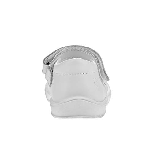 Josmo Smart Step Girls Toddler Shoes | Leather First Walking Shoes (7) White4