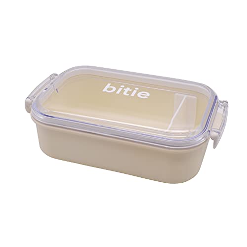 ミタニ 山中漆器 山中塗 弁当箱 ランチボックス フードコンテナ 抗菌 約480ml bitie アイボリー 白 日本製 C17641