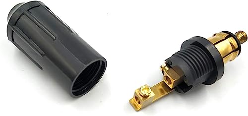 Image of iMESTOU DIN Plug European 12v Cigarette Lighter Adapter Connector