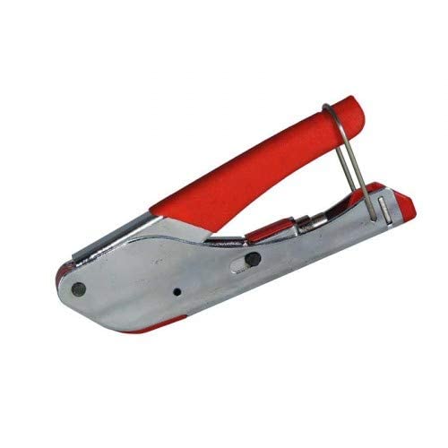 Alicate Crimpar Para Conector Rg6 Rg59 No Cabo Coaxial De Tv