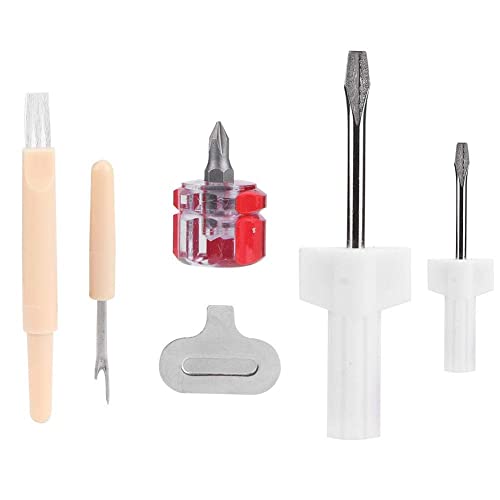 Nähmaschine Spulen Set 5-teiliges/Set Nähmaschinen Wartungskit Entfernen des Schraubendrehergewindes Haushaltsnähen Universal Reparaturzubehör Reparatur Werkzeugsatz für Frauen Nähzubehör Handwerk