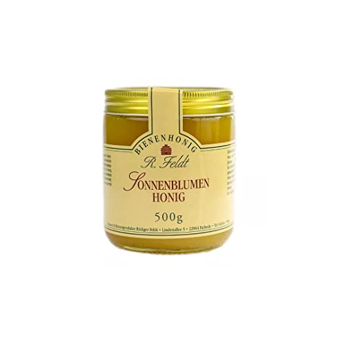 R. Feldt Honige Sonnenblumen Honig, sonnengelb, cremig, mild-würzig, 500g Cover