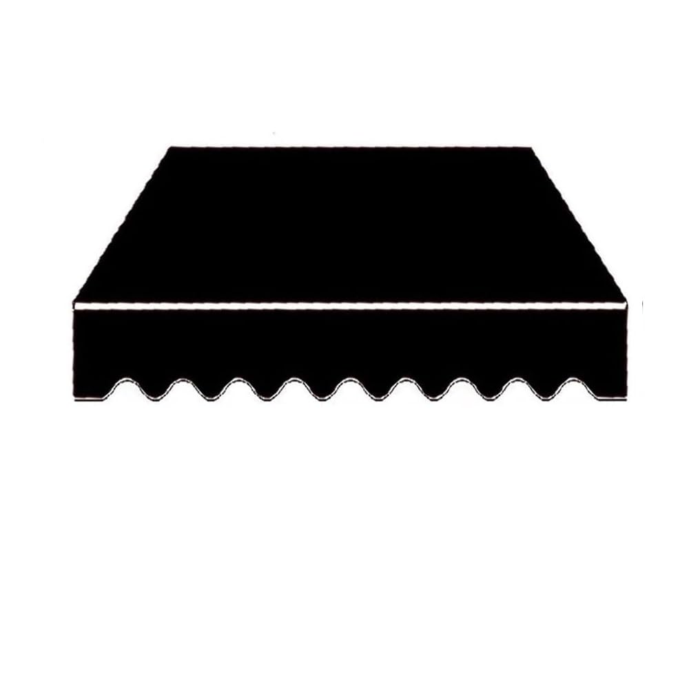 Lona de toldo de 20x13 pies para patio exterior lona negra protectora de ventanas