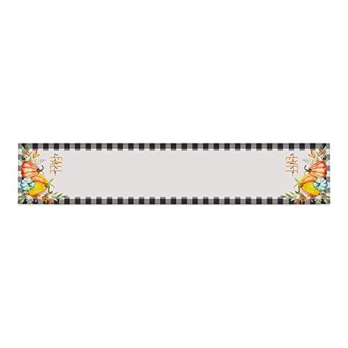 Harvest Table Runner, Seasonal Kitchen Dining Table Decoration Harvest Party Decor And Supply For Table For Home Kitchen Dining Fall Harvest Festival Tabletop Decoration 70.9 X 13 Inch (Fall Pumpkin) #TOP1
