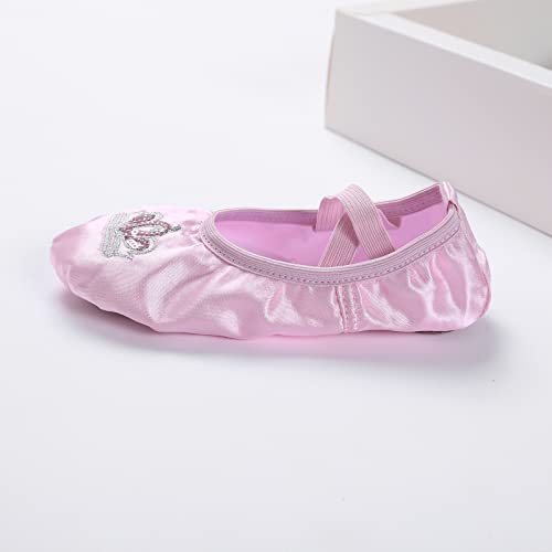 Girls Ballet Dance Shoes Slipper for Kids Ballerina Ballet Flat Canvas Dance Shoes Gym Yoga Shoes Full Sole2