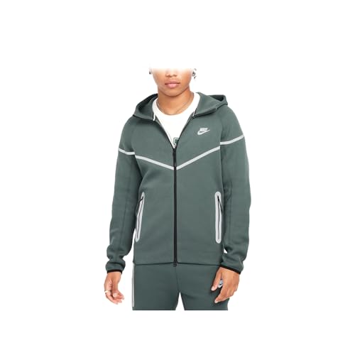 Nike Tech Windrunner Men's Reflective Details Fleece Full-Zip Jacket (FZ0754-338, Vintage Green) Size 3X-Large