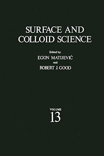 Surface and Colloid Science: Volume 13 view 2