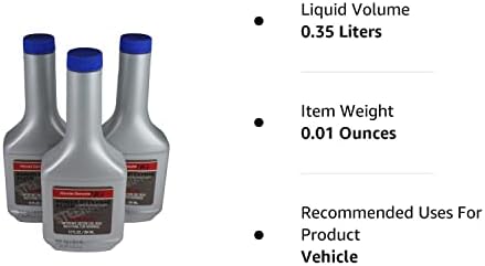 Honda 08206-9002PE Power Steering Fluid Pack of 3