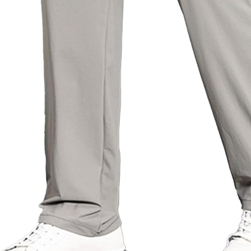 Men Lightweight Ice Silk Pockets Pants Men Loose Fit Comfortable Trousers Men's Classic Fit Casual Pants2