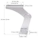 HWHongRV Aluminum Boat Pivot Flip-Up Armrest Set Provides 80º Rotation of Armrest Boat Flip-Up Seat Hinge, Sold in Pairs, Left & Right