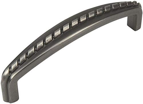 25 Pack - Cosmas 228-96AS Antique Silver Rope Cabinet Hardware Handle Pull - 3-3/4" Inch (96mm) Hole Centers