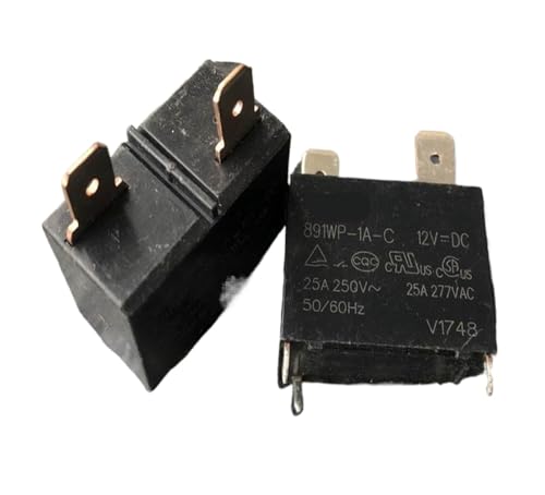 Relais 4 broches 891WP-1A-C 12VDC 102F-12V-25A de rechange pour carte électronique