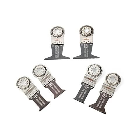 Fein Best of E-Cut Plunge Saw Blades for Wood, Metal and All Commercially Available MultiTools - StarLock Mount, 6-Pack - 35222967010 Cover