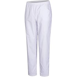 Ropa De Trabajo Bahia Blanca MISEMIYA Medical Scrubs Pants MZ-8312 Pantalones de Traje médico, White, XXXXX-Large Unisex-Adulto