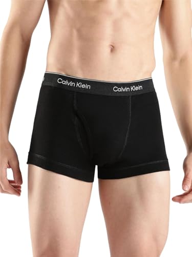 Calvin Klein Men's Underwear Cotton Classics Multipack Trunks, black (5 Pack), L