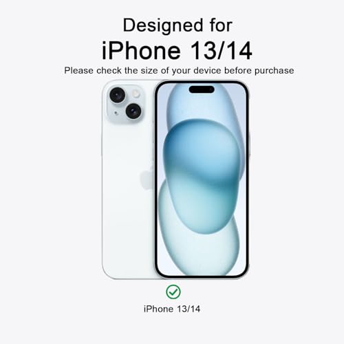 Image of iPhone 13 /14 Case Silicone,Soft Microfiber Lining(Rose Pink)