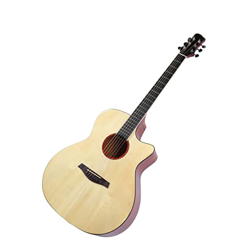 Guitare Acoustique, Pack de Démarrage pour Débutants de Guitare Folk Facile à Jouer pour les Débutants (Couleur du bois naturel) - Les Beatles, Paul McCartney, John Lennon, RIngo Starr, George Harrison Guitare Acoustique, Pack de Démarrage pour Débutants de Guitare Folk Facile à Jouer pour les Débutants (Couleur du bois naturel)