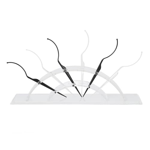 6PCS Lash Display Stand, False Eyelashes Display Stick Holder Applicator Tool 3D Eyelash Extensions Style Try on Sticks for Beauty Salons