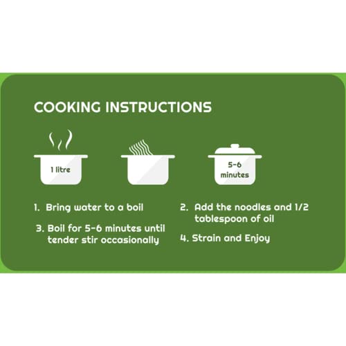 MOI SOI Chinese Veg Hakka Noodles - (150G Each) Pack Of 3 | No Preservatives | Air Dried Noodles | Get Restaurant Style Taste In Just 10 Minutes | Serves - 6, Preservative Free, 450 Gram